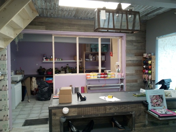 Habillage mur bois de palette