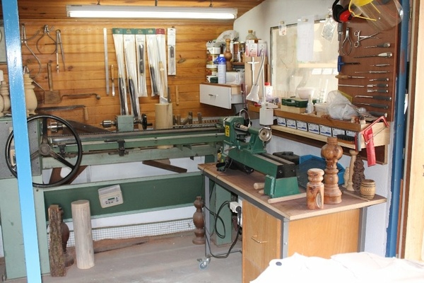 L'atelier du tourneur chantourneur