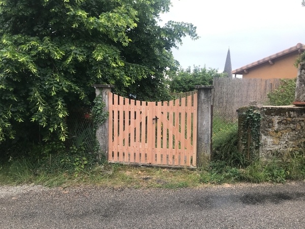 Réalisation portail bois