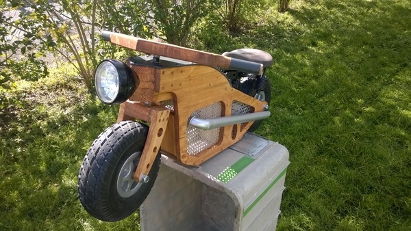 Draisienne réalisée pour mon petit fils