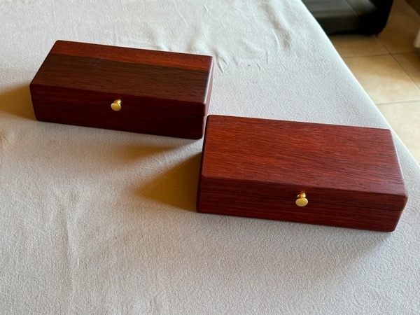 Duo de petites boîtes à bijoux