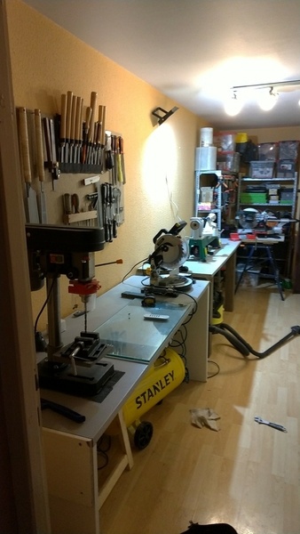 Mon petit atelier dans une chambre