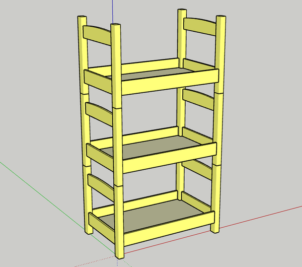 Lit superposé de poupées