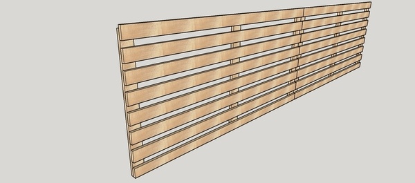Rayon d'outillage avec éclairage indirect par bandes LEDS