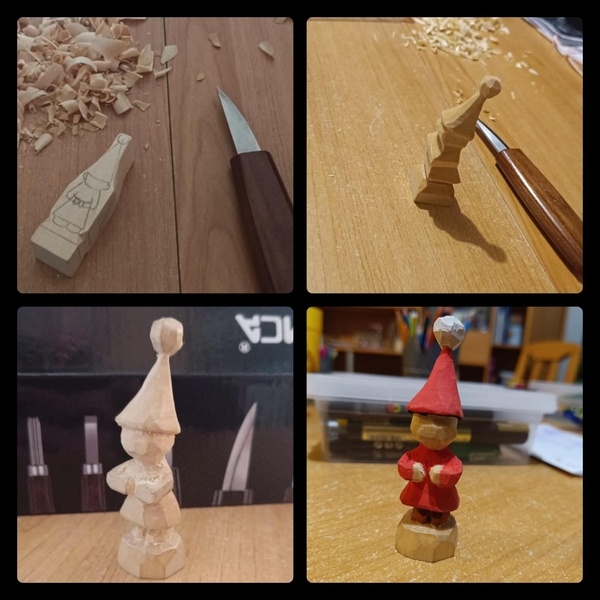 Sculptures au couteau