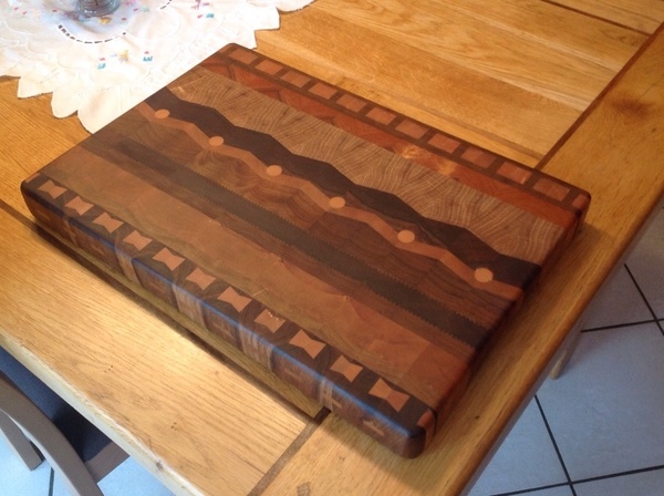 Planche en bois de bout