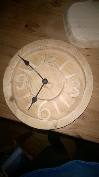 Horloge en pin