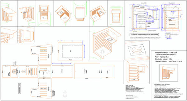 Plan nichoir à écureils