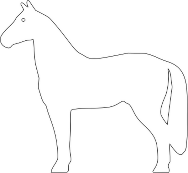 Chevaux à chantourner