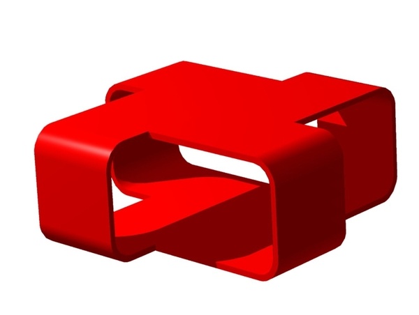 Table basse en cp moulé