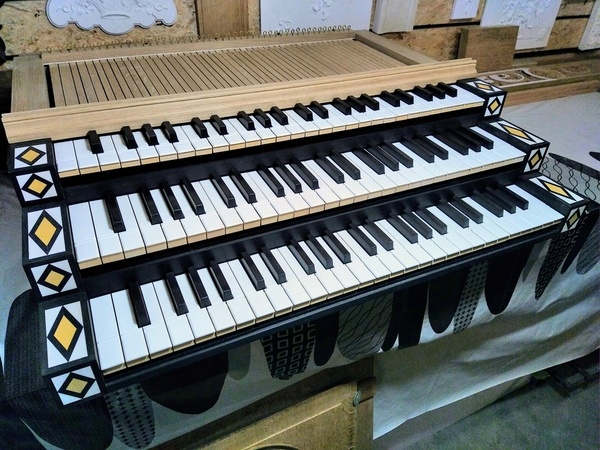Claviers d'orgues