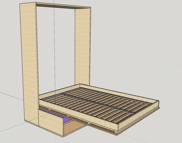 Lit Relevable avec Banquette