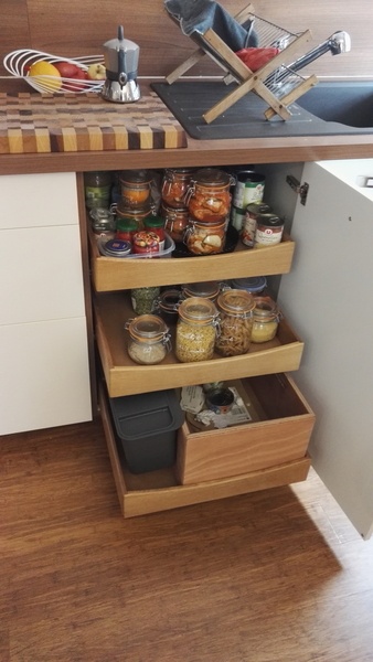 Tiroirs de cuisine (à l'anglaise)