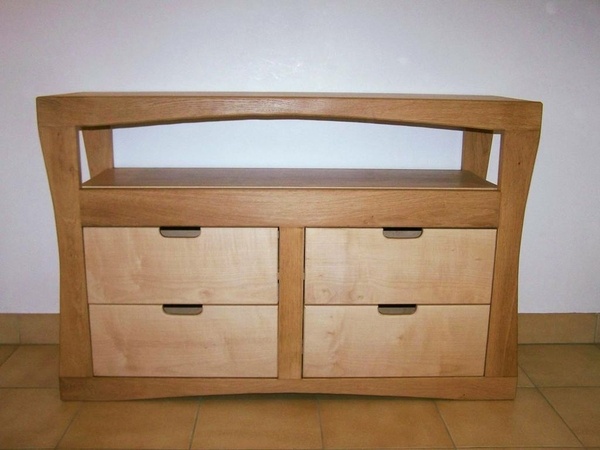 Meuble tv érable et chêne