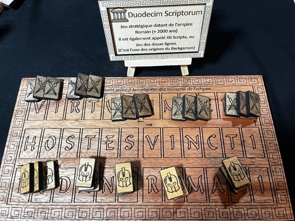 Jeu de Société Romain: Ludus Duodecim Scriptorum