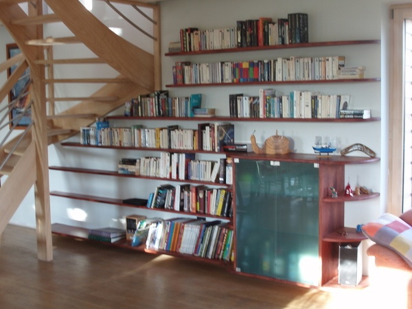 Bibliothèque et bar