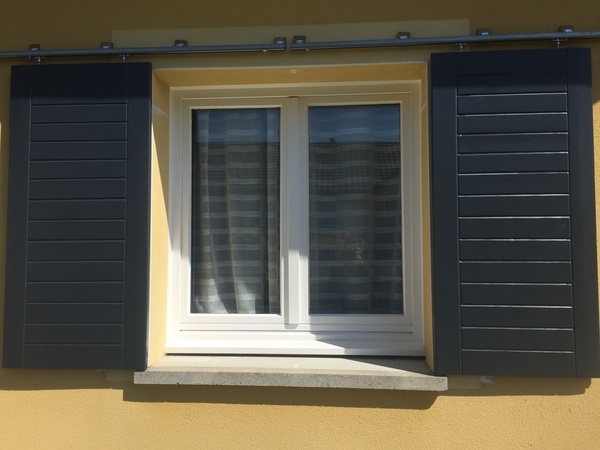 Des volets coulissants