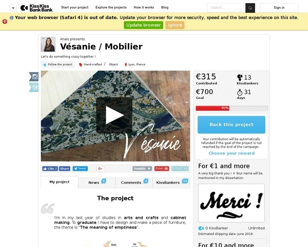 Projet étudiant d'Anaïs Michat