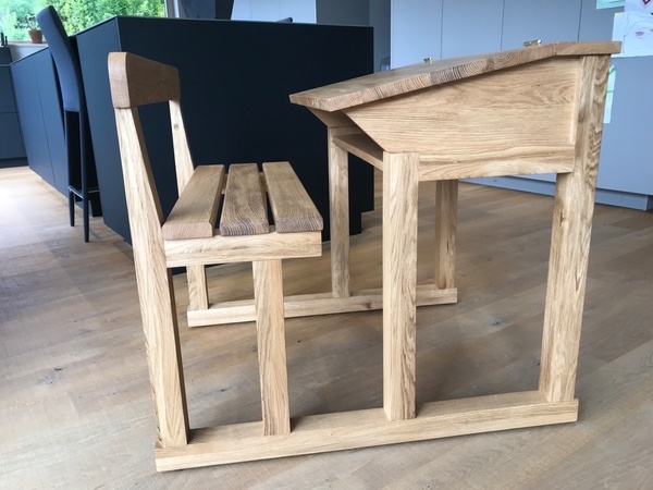 Bureau d'écolier vintage