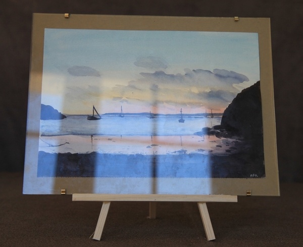 Porte cadre façon chevalet de peintre