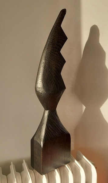 Sculpture abstraite "brancusiesque"