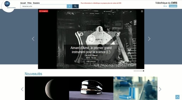 La vidéothèque du CNRS