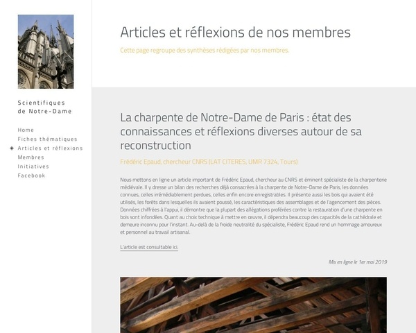 Charpente de Notre Dame