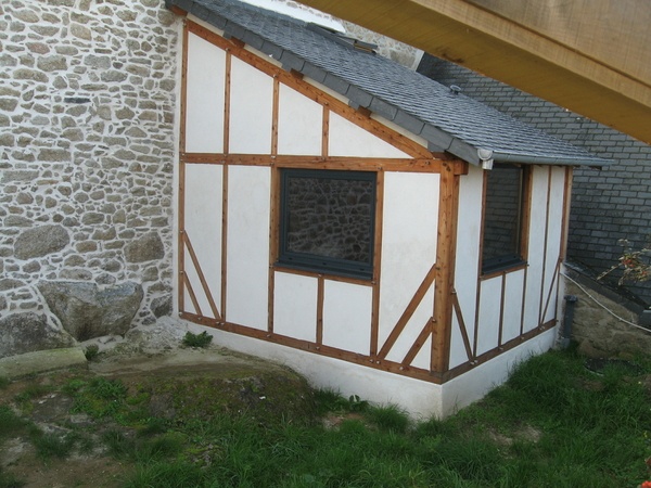 Extension en pans de bois