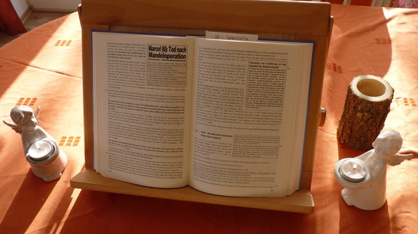 Support de livre, support de notes