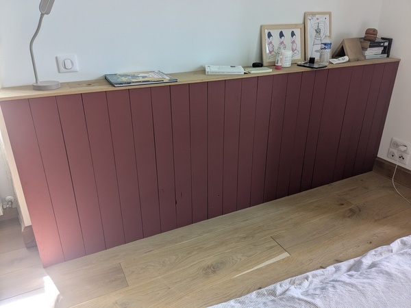 Tête de lit en frêne