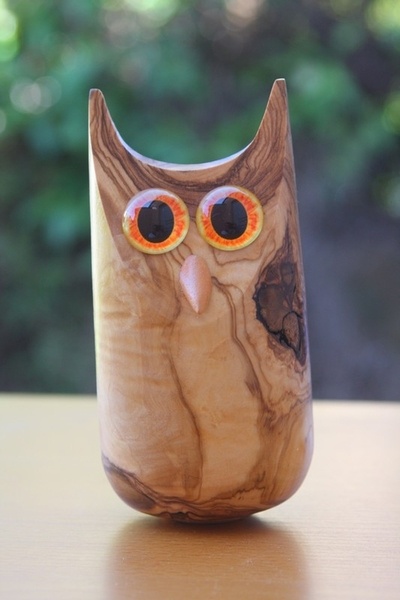 Un hibou dans l'olivier