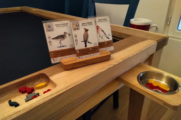 Des jetons nourriture pour les oiseaux, et des haribos pour alimenter les joueurs.