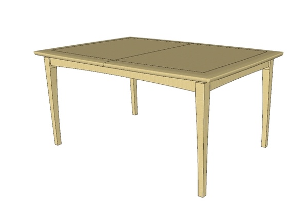 Création Table Rectangulaire de Salle à Manger