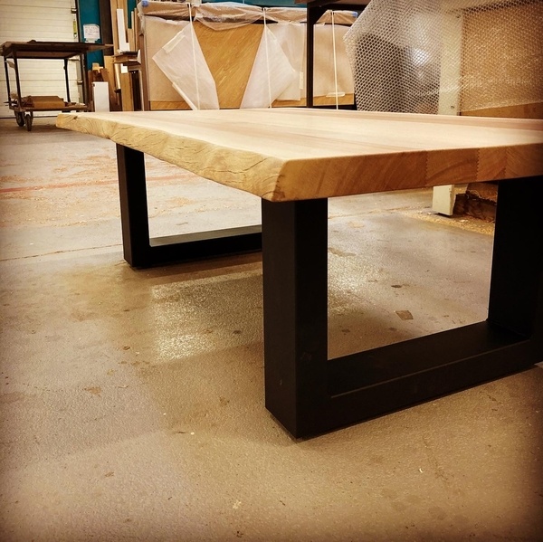 Table basse en platane