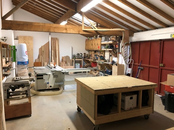 Mon atelier en cours d'aménagement