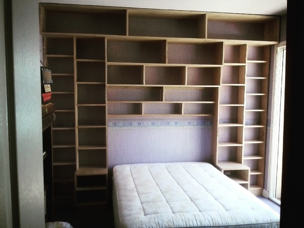 Bibliotheque en frêne