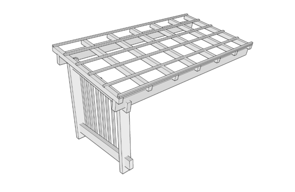 Abri bois  de chauffage