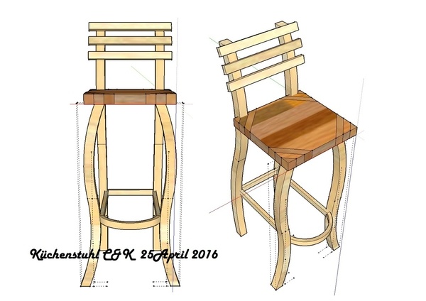 Chaise de cuisines ou Tabouret de bar