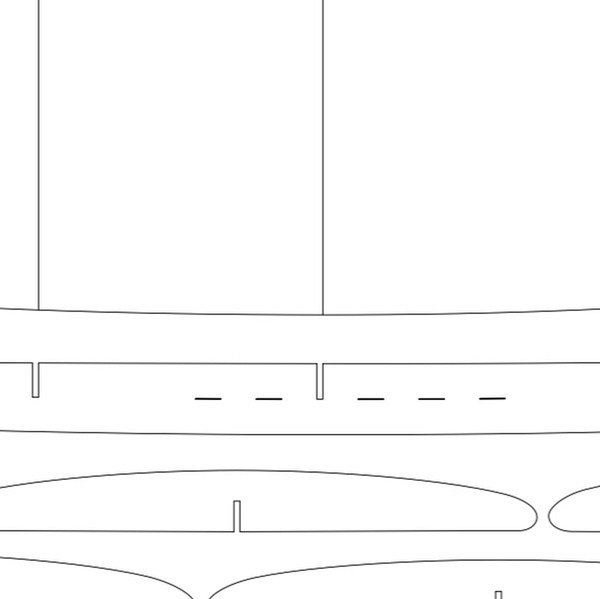 Plan surfboard Egg 7' hollow paulownia