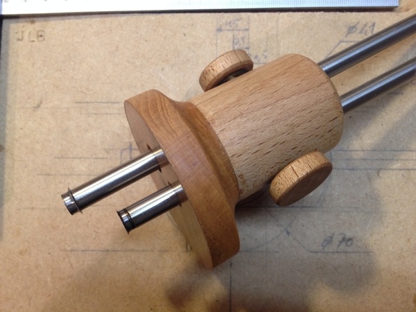 Trusquin double pour mortaises et tenons