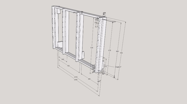 Presse a panneau murale