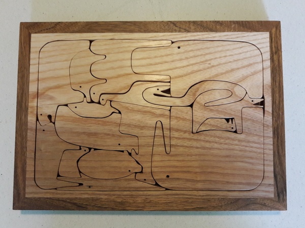 Puzzle animalier Enzo Mari