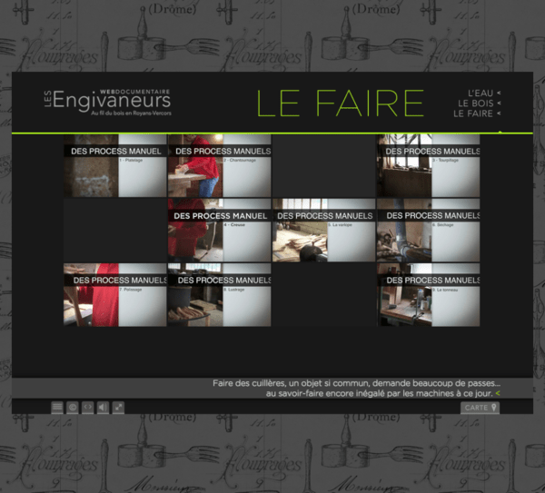 Fabrication de cuillères en bois, mais aussi bien plus