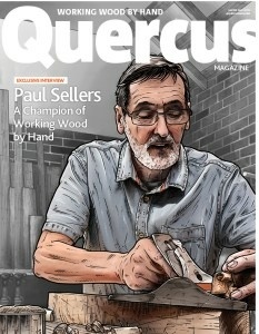 Quercus magazine: travail du bois à la main