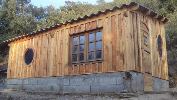 Cabane 20m² sur bâti existant