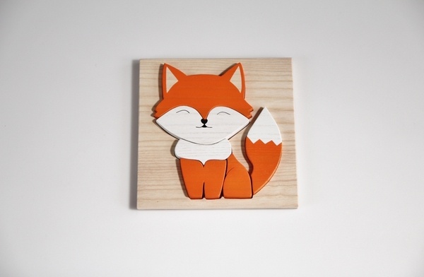 Puzzle 6 pièces Renard