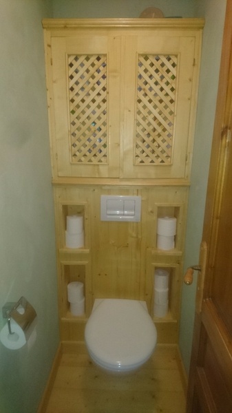 Habillage WC suspendu