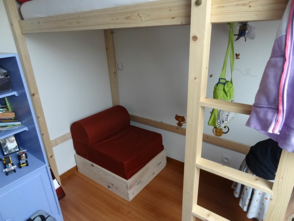 Chauffeuse, lit d'appoint