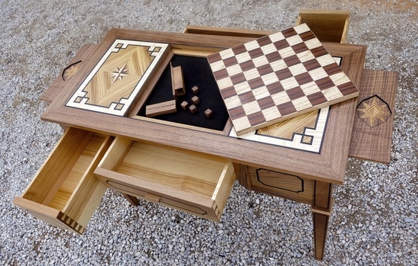 Table à Jeux Louis XVI