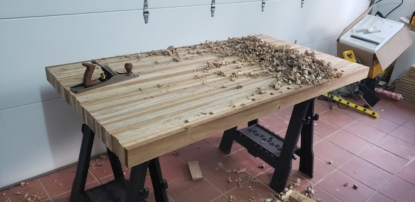 Fabrication de mon établis